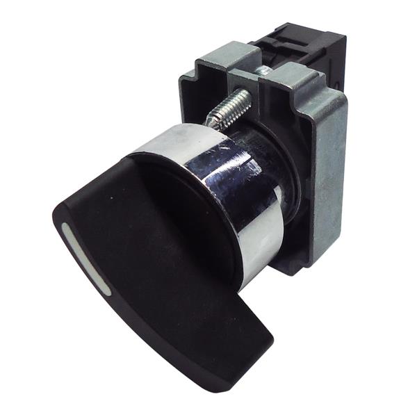 Chave Seletora 2 Posições com Retorno Metaltex M20SLR3-B-1A 42742