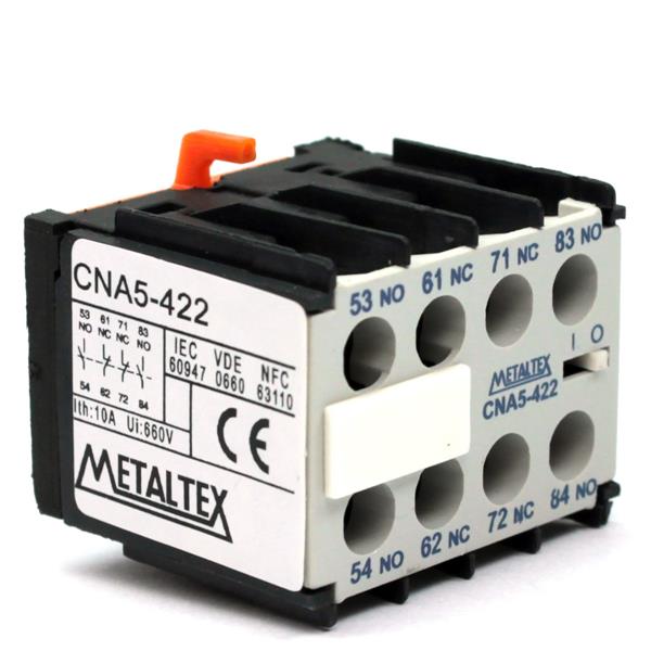 Bloco de Contato Auxiliar Metaltex CNA5-422 32023 32023