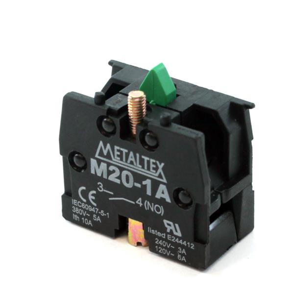 Bloco de Contato 1NA para Botão de Comando Metaltex M20-1A 29688 29688