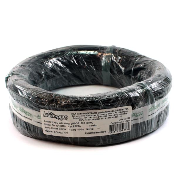 Cabo Stereo Walkman Mult Cabo 2X0,10 mm² rolo com 100 mts 27379 27379