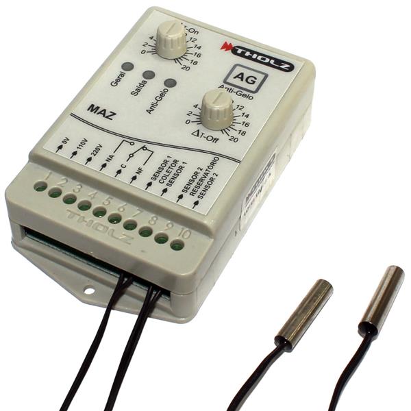 Termostato Diferencial para Aquecimento Solar 110/220VAC Tholz MAZ371N 27827 27827