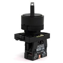 Chave Seletora 2 Posições com Retorno Metaltex P20SLR3-B-1A 30607 30607 