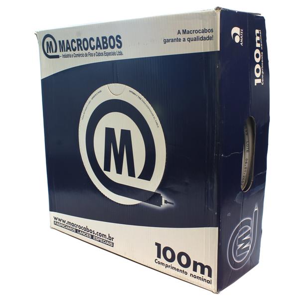 Cabo Coaxial Branco 75 Ohms RGC 59/95% rolo com 100 metros  31441 31441