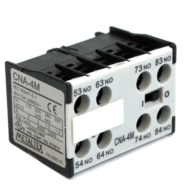 Bloco de Contato Auxiliar Metaltex CNA-440M 31124 31124