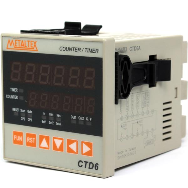 Contador e Temporizador Digital Metaltex CTD6-A 30270 30270