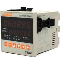 Contador e Temporizador Digital Metaltex CTD6-A 30270 30270