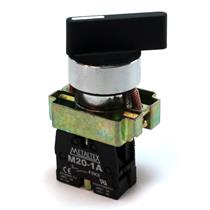 Chave Seletora 2 Posições Fixas Metaltex M20SLR2-B-1A 30575 30575 