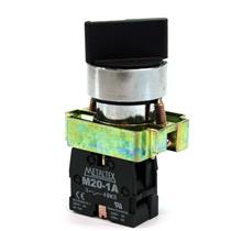 Chave Seletora 2 Posições com Retorno Metaltex M20SSR3-B-1A 30579 30579 