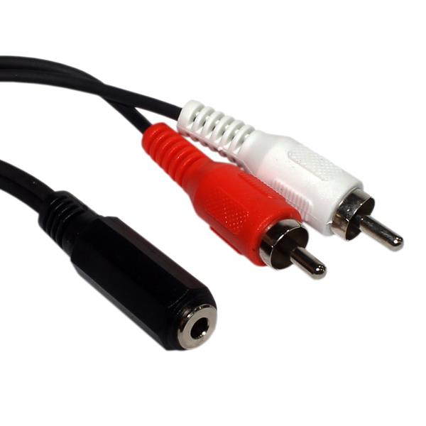 Cabo 1,50 metros Jack J2 Stereo X 2 Plug RCA  30643 30643