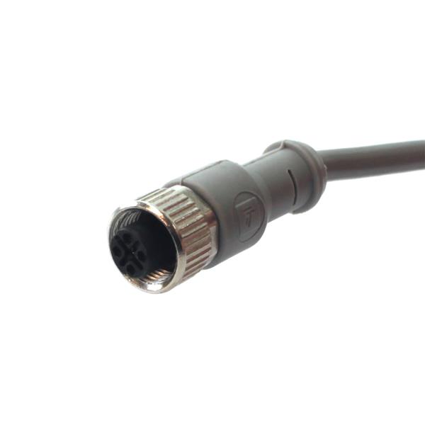 Cabo Conector para Sensor 180° 5 Pinos 2mts Tecnotron CT12F/5S-C02.A1 27430 27430