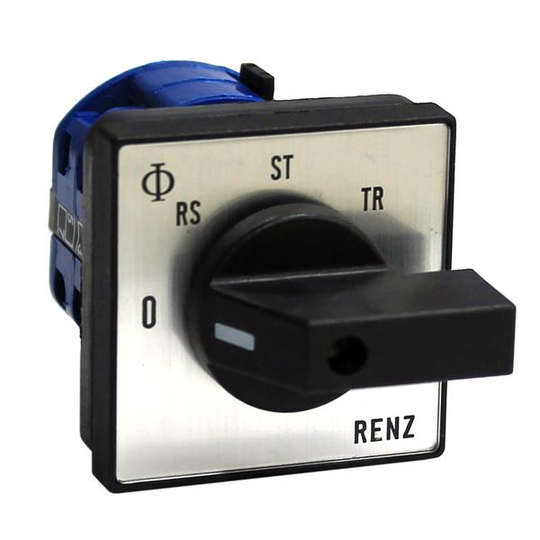 Chave Comutadora para Voltímetro Renz CB8-12VT 25877 25877