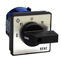 Chave Comutadora para Voltímetro Renz CB8-12VT 25877 25877