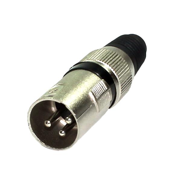 Conector Canon Macho Preto Q34BK 25492 25492