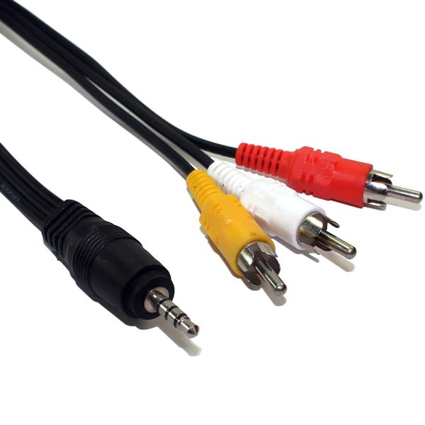 Cabo 2,00 metros P2 Stereo X 3RCA  26432 26432