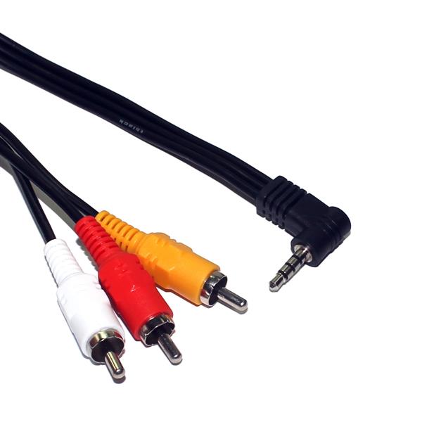 Cabo 1,80 metros P2 Stereo X 3RCA  33910 33910