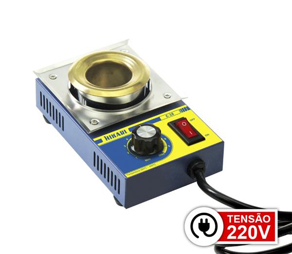 Cadinho de Solda Analógico Hikari C-38 220V 33607 33607