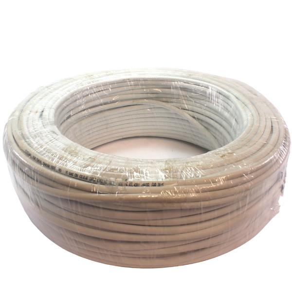 Cabo Coaxial Branco 75 Ohms RGC 6/95% rolo com 100 metros  33608 33608