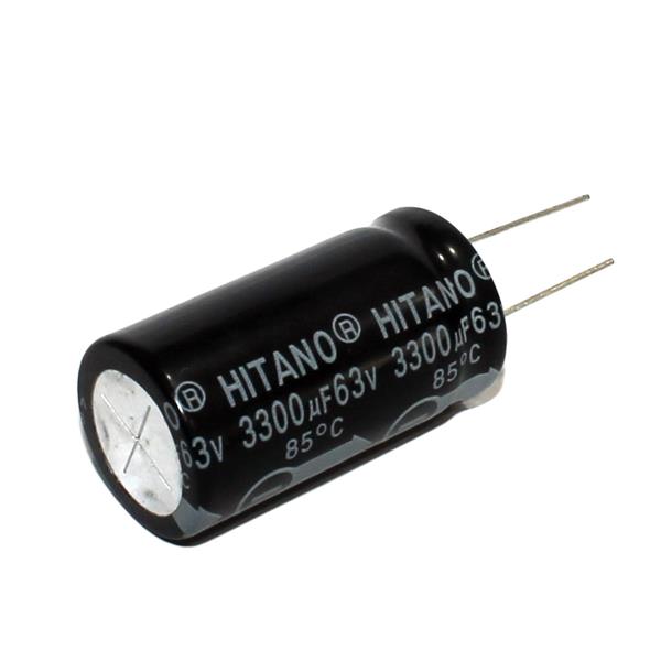 Capacitor Eletrolítico Radial 3300MF x 63V 33479 33479