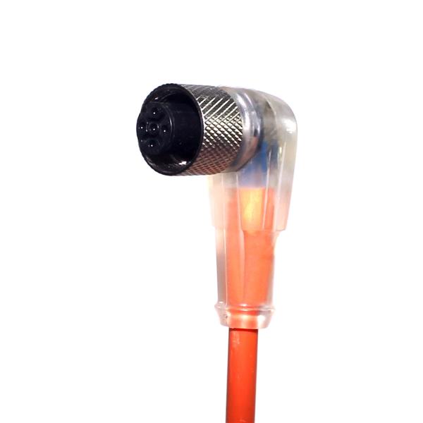 Cabo para Sensor 90° 4 Pinos com Led PNP 5mts Metaltex K12-A-5M-LP 34454 34454