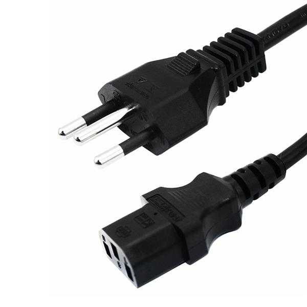 Cabo de Força Novo Padrão 3x0,75 mm² 5,0 mts Preto 34397 34397