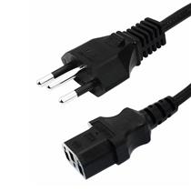 Cabo de Força Novo Padrão 3x0,75 mm² 5,0 mts Preto 34397 34397 