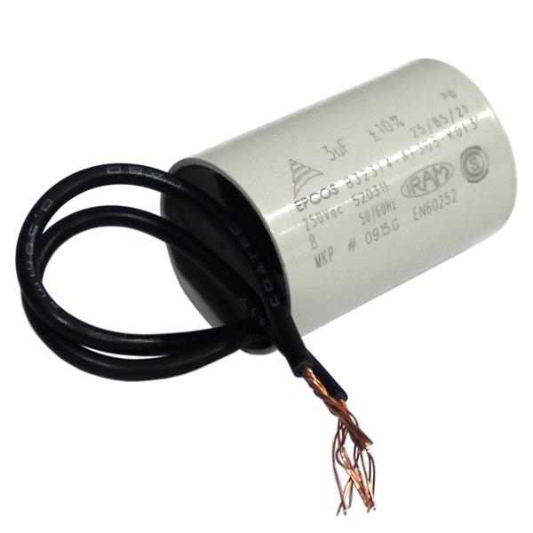 Capacitor Partida de Motor 3MF x 250VCA 33808 33808