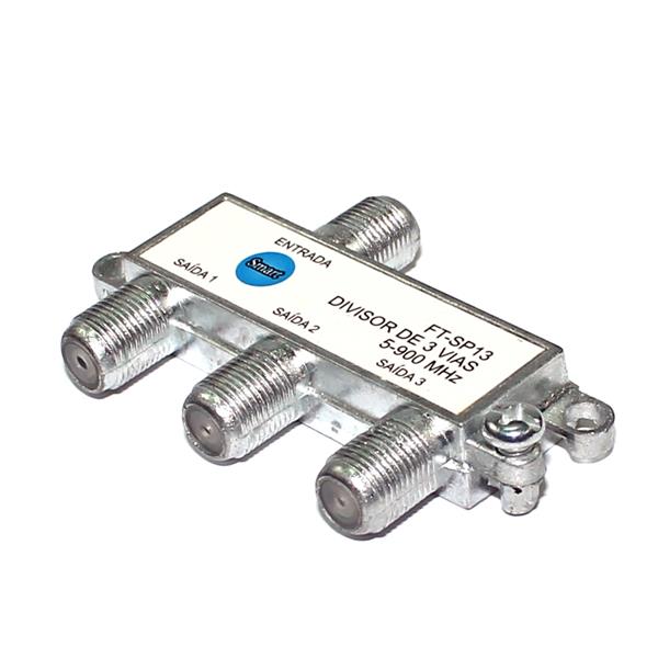 Divisor de Antena para Cabo Coaxial 1X3 23304 23304