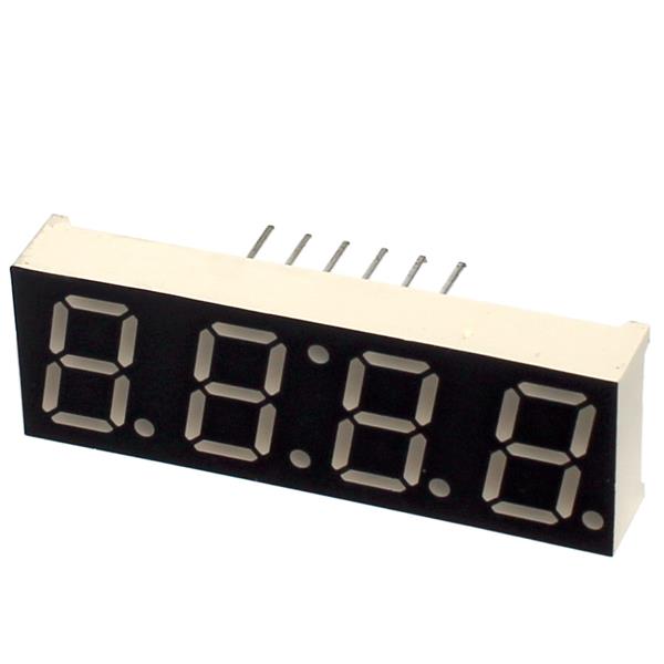 Display Led Quadruplo Ânodo Vermelho CM4-406300 31357 31357