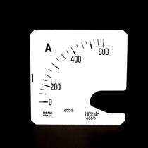 Escala Intercambiável para Amperímetro FM-72 Renz 0/600A/5A 13911 13911 