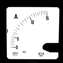 Escala Intercambiável para Amperímetro FM-96 Renz 0/15A/5A 28124 28124