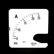 Escala Intercambiável para Amperímetro FM-72 Renz 0/25/5A 27958 27958 