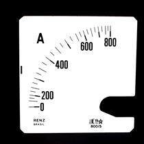 Escala Intercambiável para Amperímetro FM-96 Renz 0/800A/5A 28974 28974 