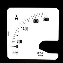 Escala Intercambiável para Amperímetro FM-72 Renz 0/800A/5A 28414 28414 
