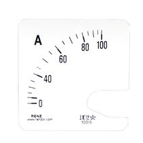 Escala Intercambiável para Amperímetro FM-72 Renz 0/100A/5A 26523 26523 