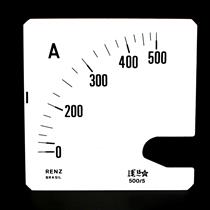 Escala Intercambiável para Amperímetro FM-96 Renz 0/500A/5A 27024 27024 
