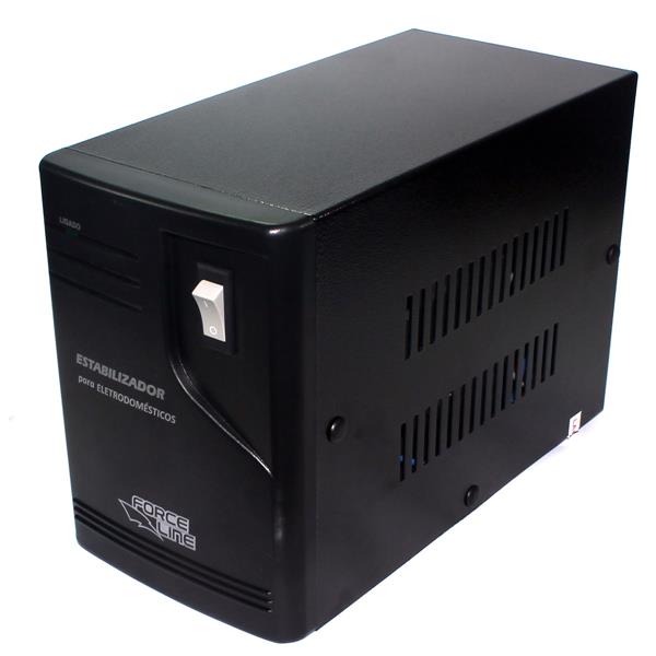 Estabilizador Bivolt/115V 2000VA Preto Force Line 581 24674 24674