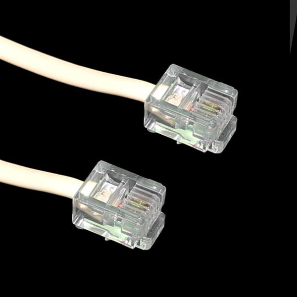 Extensão Lisa 10 metros RJ11 X RJ11 Bege 26499 26499