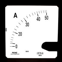 Escala Intercambiável para Amperímetro FM-96 Renz 0/50A/5A 26454 26454 