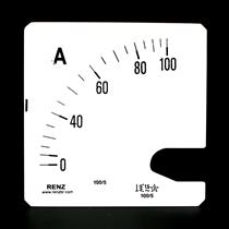 Escala Intercambiável para Amperímetro FM-96 Renz 0/100A/5A 26455 26455