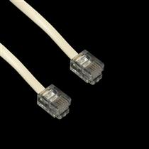 Extensão Lisa 5 metros RJ11 X RJ11 Bege 32845 32845 