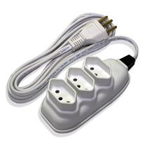 Extensão Elétrica Tripolar em Barra 3 metros Branca Ilumi 17991 32935 32935 