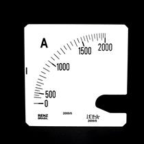 Escala Intercambiável para Amperímetro FM-96 Renz 0/2000A/5A 33477 33477 