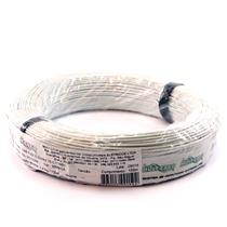 Fio Cabinho Flexível N 22 0,32 mm² Branco Mult Cabo rolo com 100 mts 6147 6147 