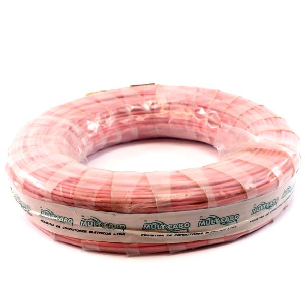 Fio Cabinho Flexível N 20 0,50 mm² Rosa Mult Cabo rolo com 100 mts 6187 6187