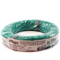 Fio Cabinho Flexível N 20 0,50 mm² Verde Mult Cabo rolo com 100 mts 6119 6119