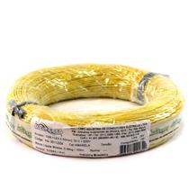 Fio Cabinho Flexível N 20 0,50 mm² Amarelo Mult Cabo rolo com 100 mts 6121 6121