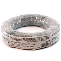 Fio Cabinho Flexível N 20 0,50 mm² Cinza Mult Cabo rolo com 100 mts 6203 6203 