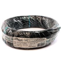 Cabo Paralelo Polarizado Interno Preto Mult Cabo 2X0,20 mm² rolo com 100 mts 6251 6251 