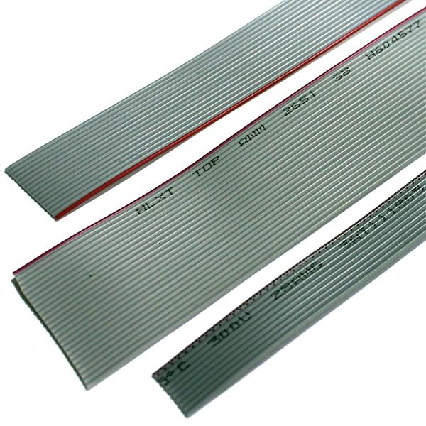 Cabo Plano Flat Cable 26 Vias Cinza 26x28 AWG 2 2