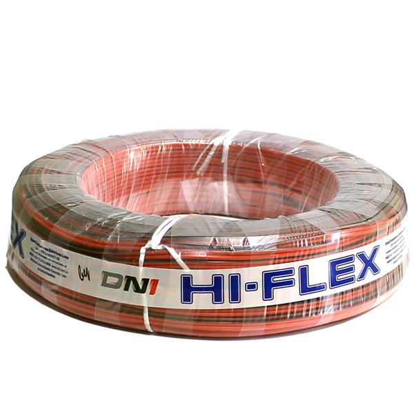 Cabo Paralelo Polarizado para Áudio Bicolor DNI 2X1,50 mm² rolo com 100 mts 9429 9429